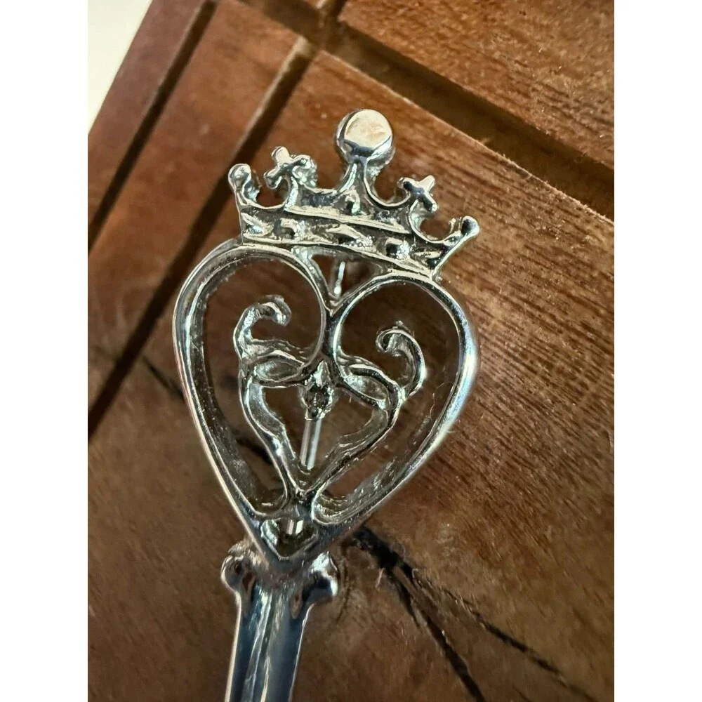 Vintage Unisex Pin Scottish Sword Kilt Brooch 3